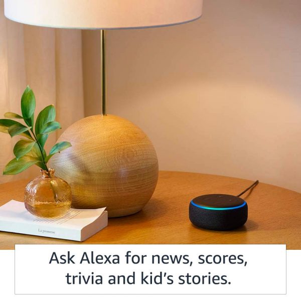 Echo Dot (3rd Gen) – New and improved smart speaker with Alexa (Black) 5