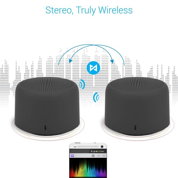 Portronics PICO Bluetooth 5.0 Personal Mini Portable Stereo Speaker with TWS, Crisp, Loud and Clear 3W, Black 6