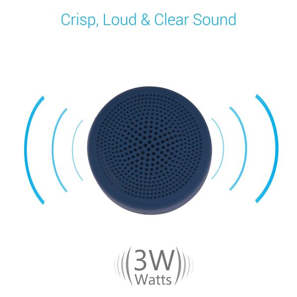 Portronics PICO Bluetooth 5.0 Personal Mini Portable Stereo Speaker with TWS, Crisp, Loud and Clear 3W, Blue 7