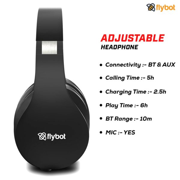 Flybot-Rock-Over-Ear-Bluetooth-Headphone-with-Seamless-Controls-IPX-5-Sweat-Proof-CushionsBlack_2