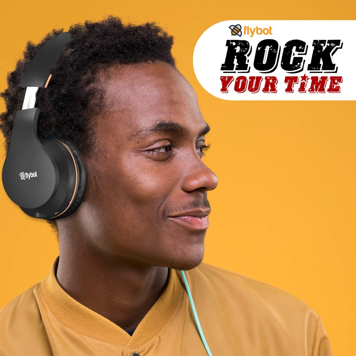 Flybot-Rock-Over-Ear-Bluetooth-Headphone-with-Seamless-Controls-IPX-5-Sweat-Proof-CushionsBlack