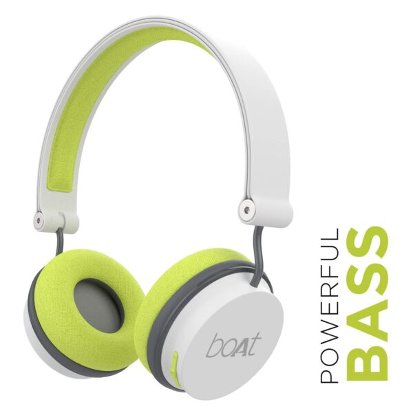 boAt Rockerz 400 On Ear Wireless Bluetooth Headphones Grey Green