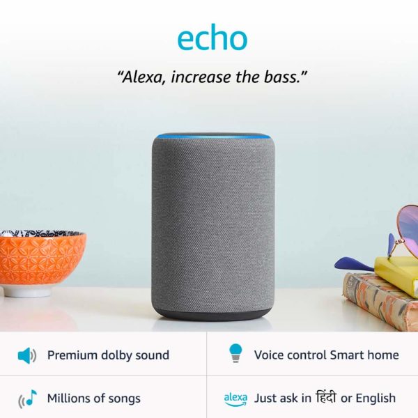 Amazon Echo (3rd Gen) – Improved sound, powered by Dolby (Grey)_1