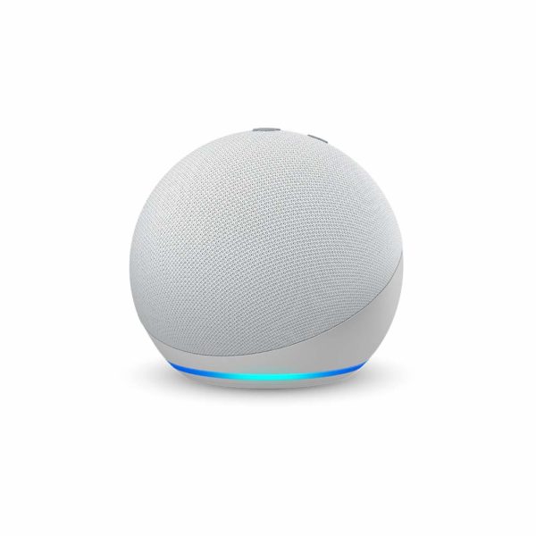 Echo Dot (4th Gen) - Next generation smart speaker with powerful bass and Alexa (White)