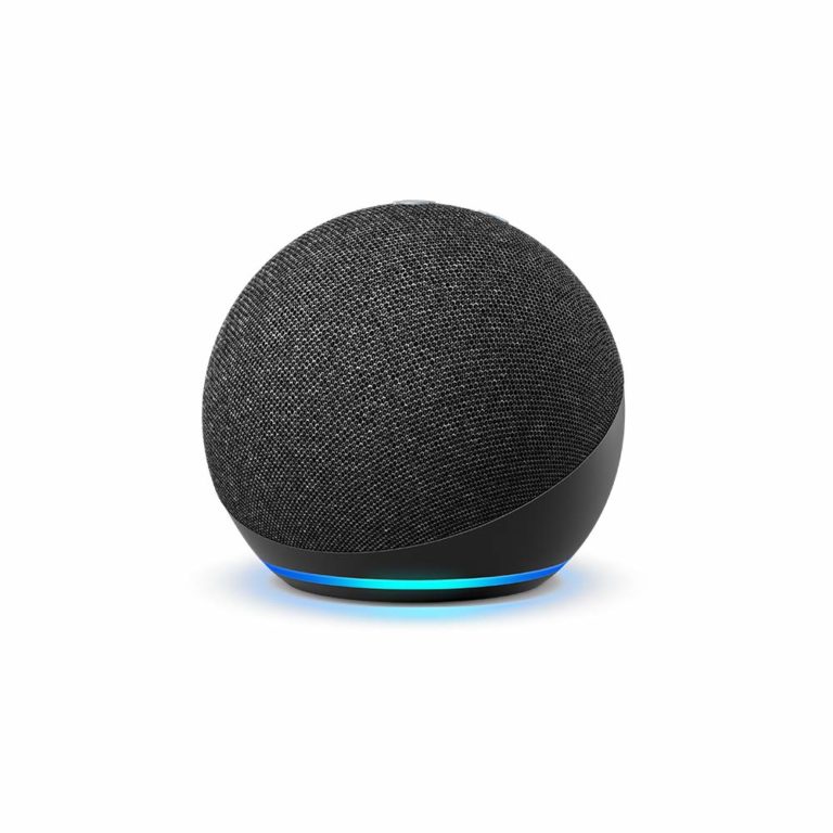 Echo Dot (4th Gen) – Next generation smart speaker with powerful bass and Alexa (Black)