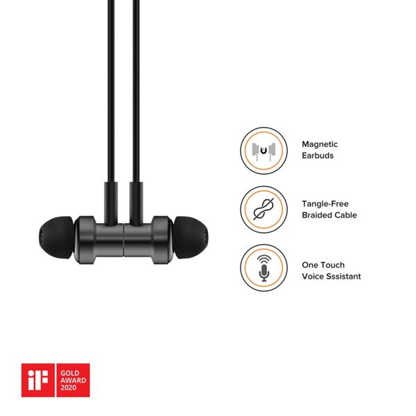 Mi Dual Driver in-Ear Earphones with Mic and Tangle-Free Cable(Black) 2