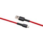 Mi Micro Usb braided Cable red