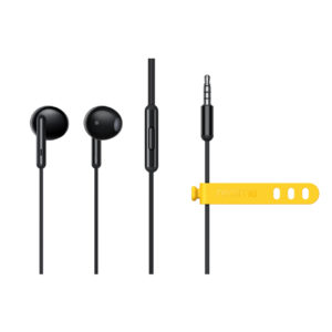 realme Buds Classic Wired Earphones with HD Microphone Black