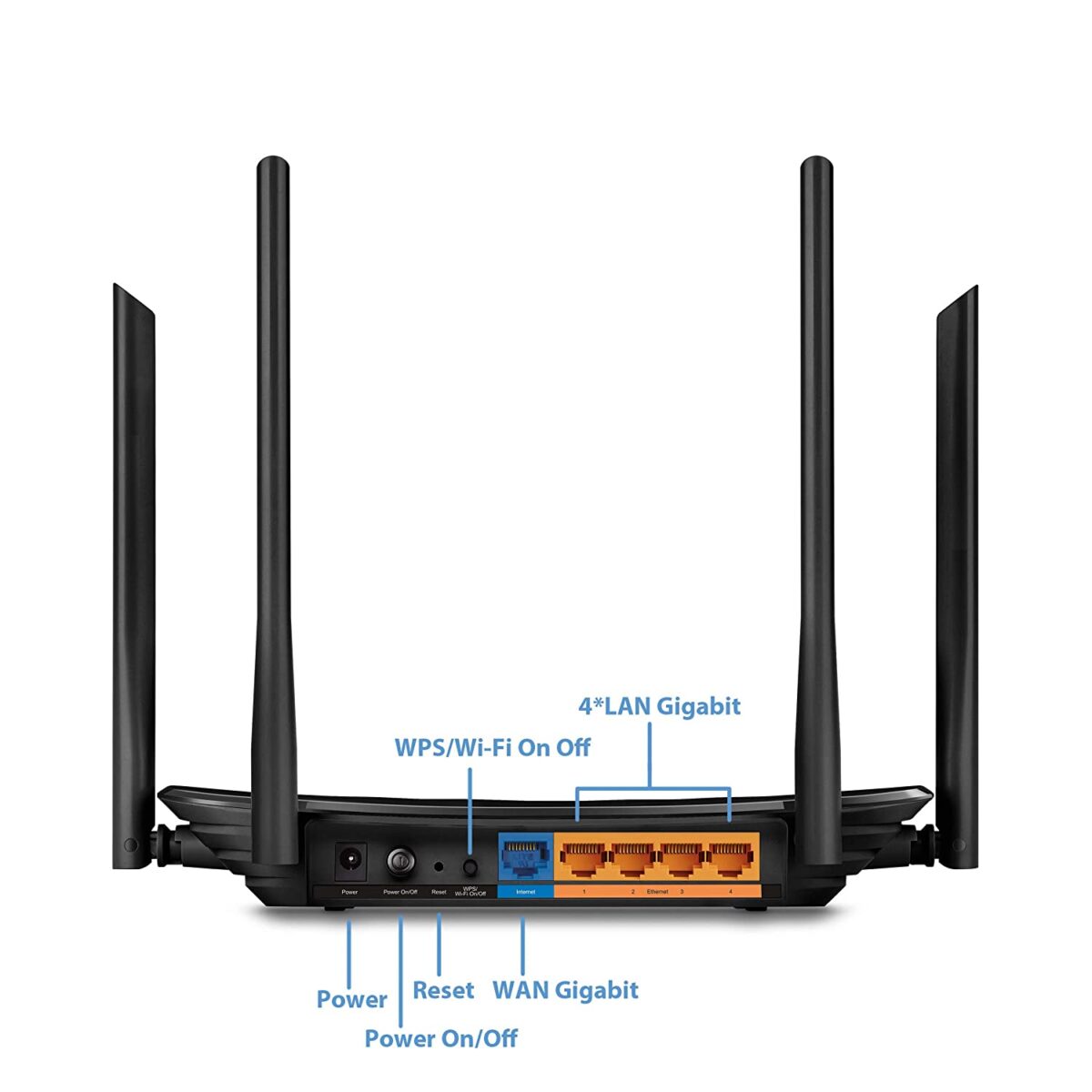 TP-Link Archer C6 Gigabit MU-MIMO Wireless Router