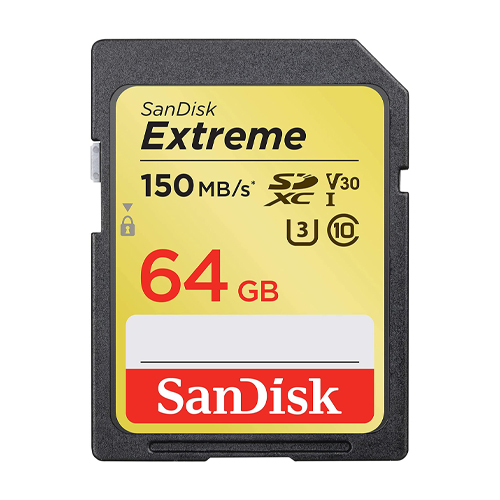 SanDisk Extreme SDXC, SDXVE 64GB