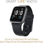 Gionee Smart Life Smartwatch (Black Strap, Regular)