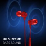 JBL T50HI in-Ear Wired Headphone with Noise Isolation Mic (Red)