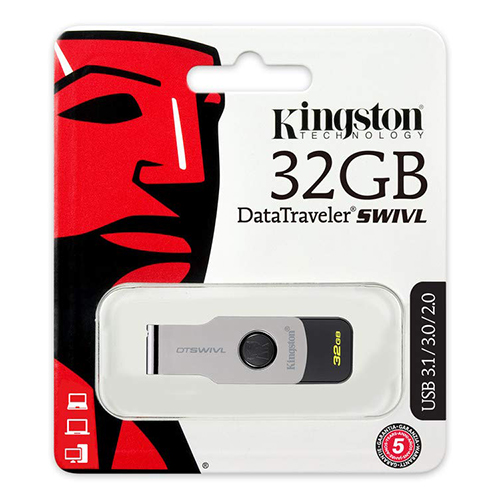 Kingston DataTraveler Swivl 32GB USB 3.0 Pen Drive
