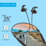 Portronics Harmonics 222 HD Stereo Wireless Bluetooth 5.0 Sports Headset (Black)