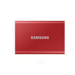Samsung T7 500GB Portable External SSD – USB 3.2 (Metallic Red)