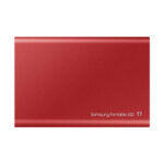 Samsung T7 500GB Portable External SSD – USB 3.2 (Metallic Red)
