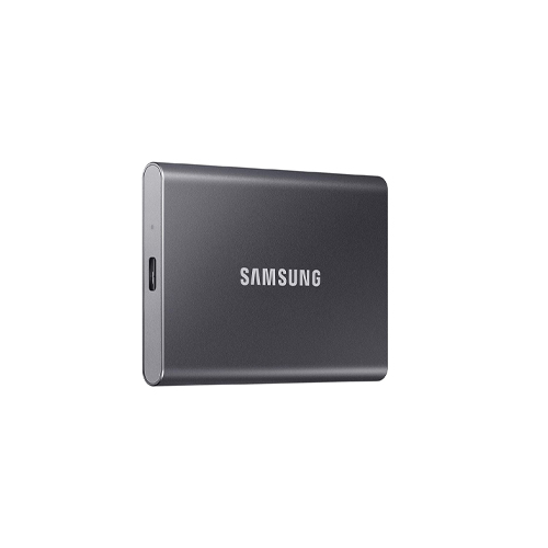 Samsung T7 500GB Portable External SSD – USB 3.2 (Titan Grey)