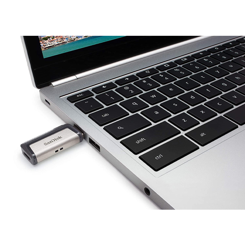 SanDisk Ultra Dual USB Drive 3.1 Type C OTG Pen Drive (Black)