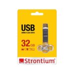 Strontium Ammo 32GB 2.0 USB Pen Drive (Silver)