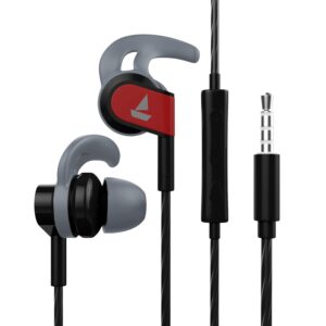 boAt Bassheads 242 in Ear Wired Earphones with Mic (Active Black)