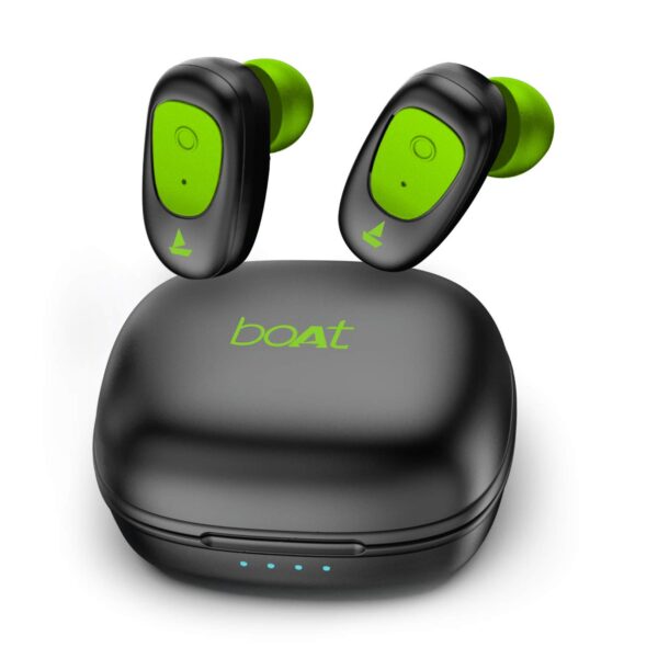 boAt Airdopes 201 Bluetooth Truly Wireless Earbuds with Mic(Viper Green) 1