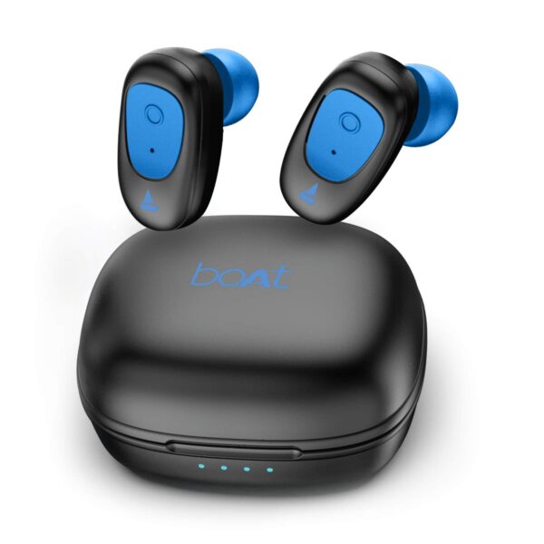 boAt Airdopes 201 Bluetooth Truly Wireless Earbuds with Mic(Furious Blue) 1