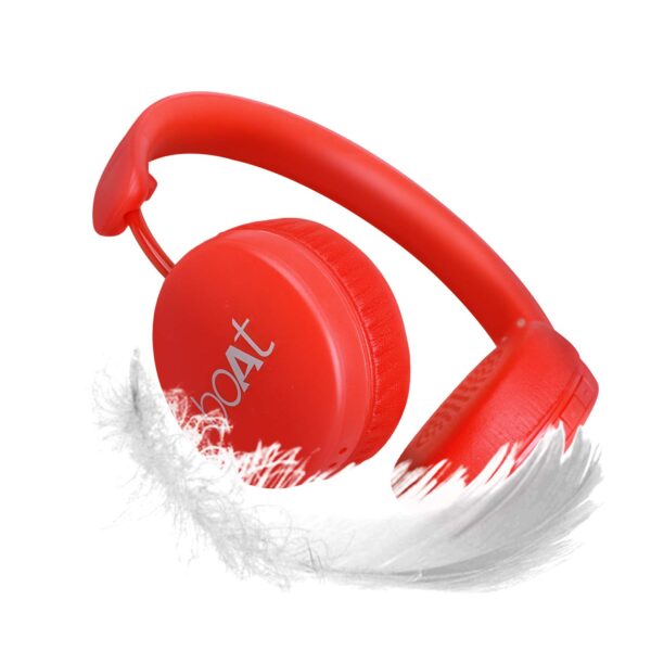 boAt Rockerz 440 Wireless Bluetooth Headset with in-Built Mic (Red) 3