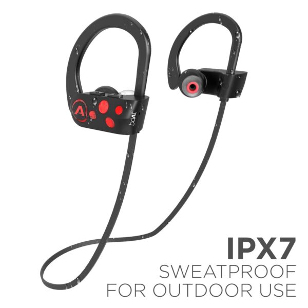 boAt Rockerz 261 in Ear Wireless Earphones with mic (Raging Red) 2