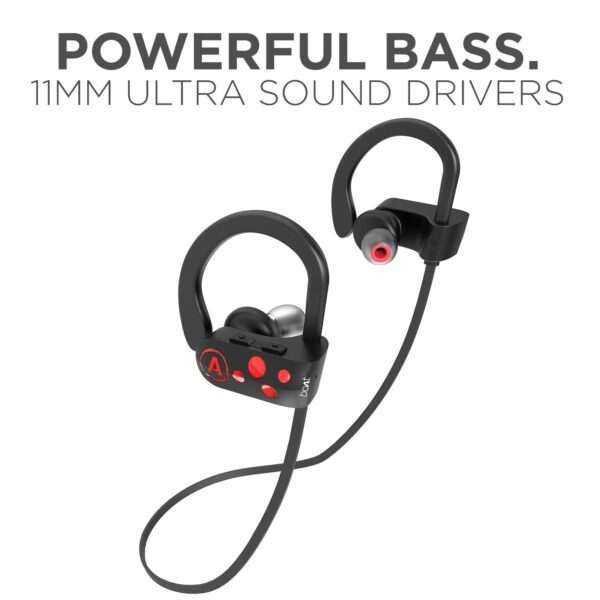 boAt Rockerz 261 in Ear Wireless Earphones with mic (Raging Red) 6