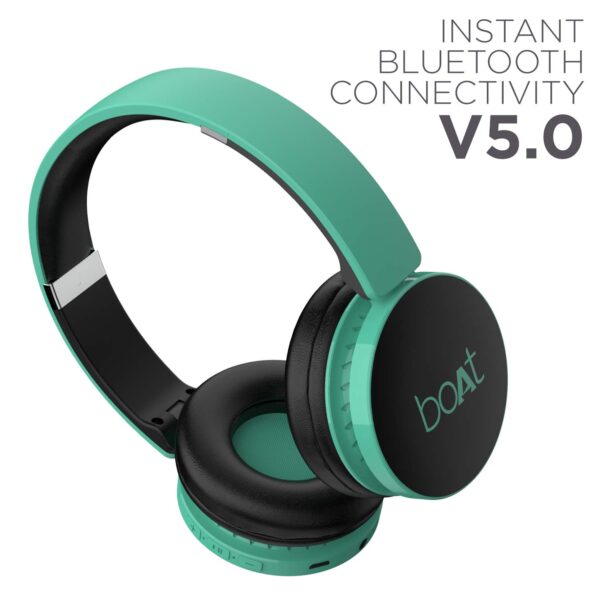 boAt Rockerz 370 Wireless Headphone(Gregarious Green) 3