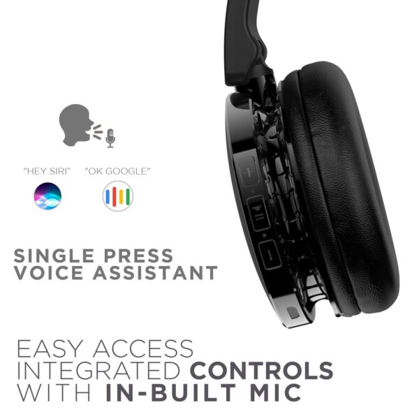 boAt Rockerz 370 Wireless Headphone (Buoyant Black) 2