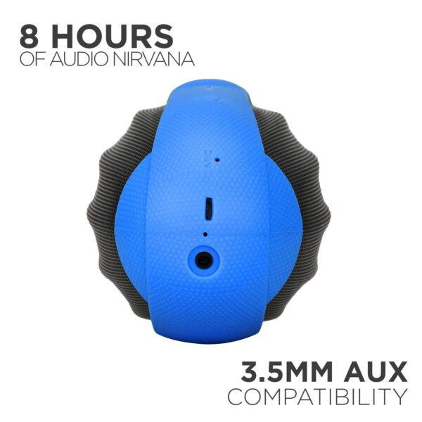 boAt Rugby 10 Watt 2.1 Channel Wireless Bluetooth Outdoor Speaker (Blue) 6