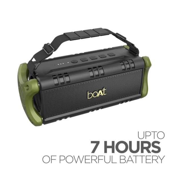 boAt Stone 1400 30W Bluetooth Speaker(Army Green) 5