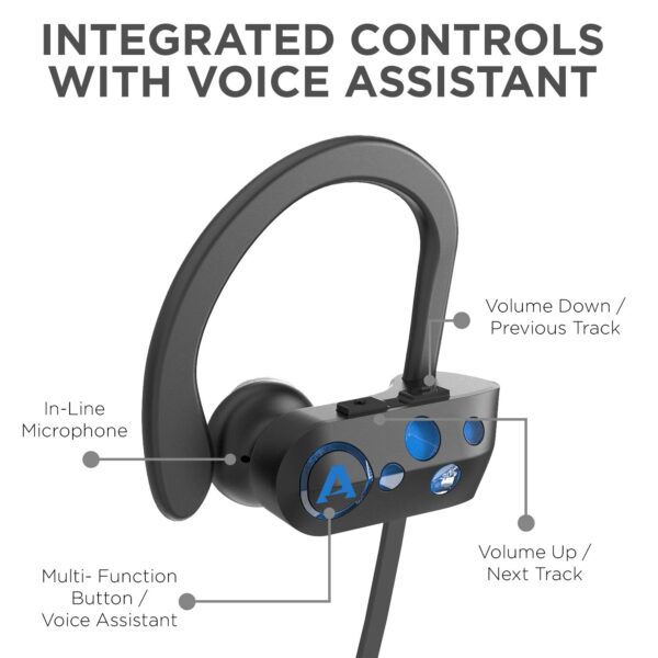 boAt Rockerz 261 in Ear Wireless Earphones with Mic (Jazzy Blue) 3