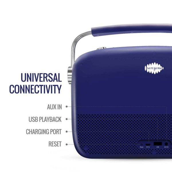 Saregama Carvaan Premium- Portable Music Player (Blue) 5