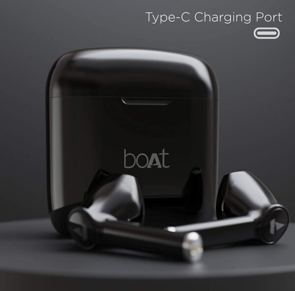 boAt Airdopes 131 Twin Wireless Earbuds (ACTIVE BLACK) 3