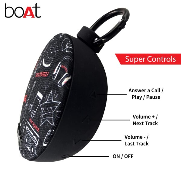 boAt Stone 260 Portable Wireless 4W Speaker (Charcoal Black) 3