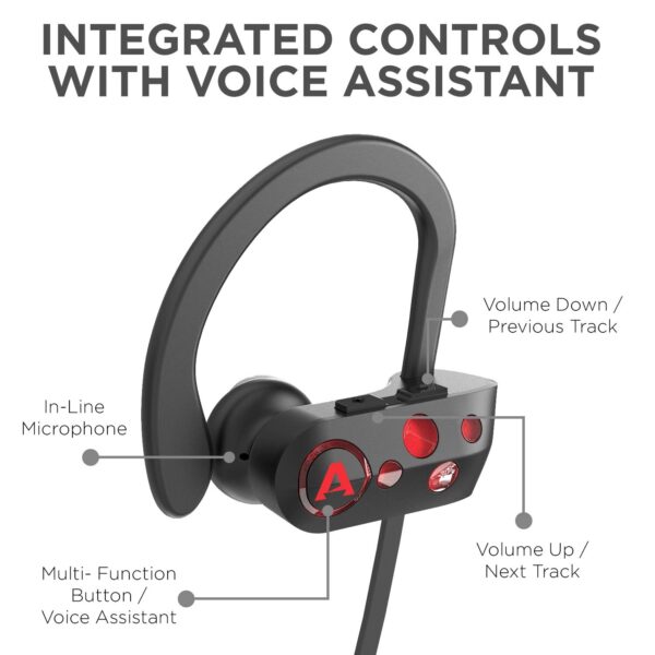 boAt Rockerz 261 in Ear Wireless Earphones with mic (Raging Red) 3