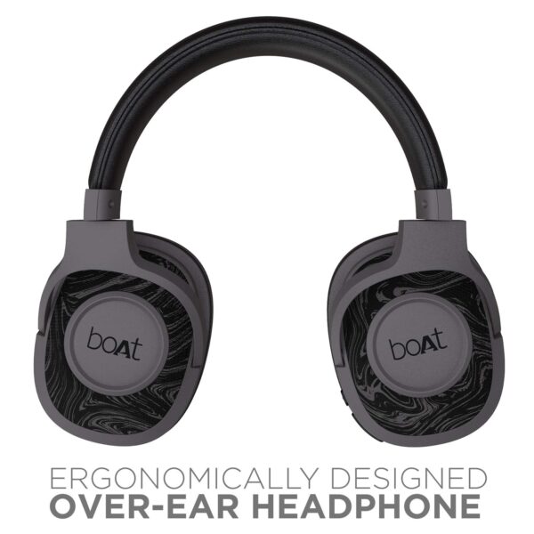 boAt Rockerz 550 Over-Ear Wireless Headphone (Black) 3