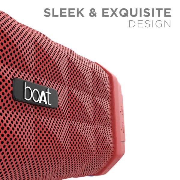 boAt Stone 650 10W Bluetooth Speaker(Red) 5