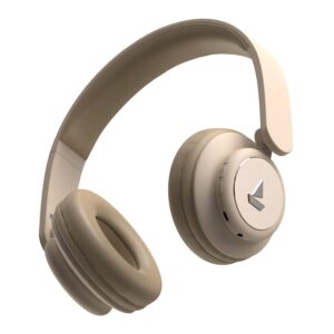 boAt Rockerz 450 Bluetooth On-Ear Headphone with Mic (Hazel Beige)
