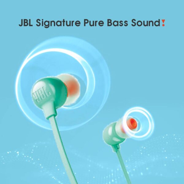 JBL Tune 115BT in-Ear Wireless Headphones (Teal) 7