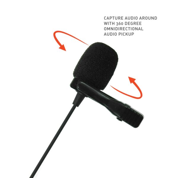 JBL Commercial CSLM20B Omnidirectional Lavalier Microphone 1
