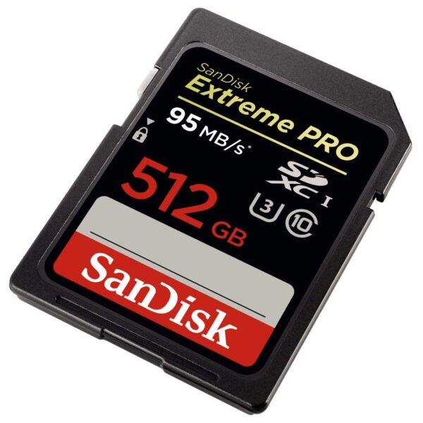 SanDisk 512GB Extreme Pro SDXC UHS-I Memory Card 3