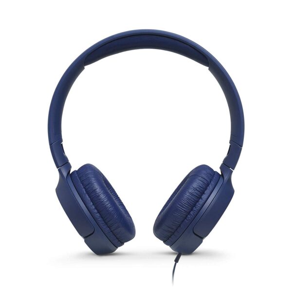JBL Tune 500 Wired On Ear Headphone (Blue) 5