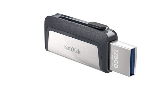 SanDisk Ultra 128 GB USB Pen Drive SDDDC2-128G-G46 (Black, Silver) 5