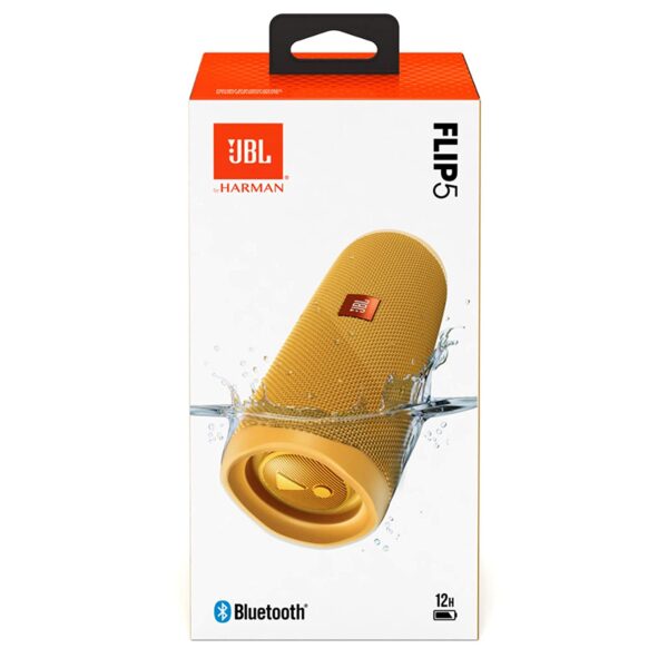 JBL Flip 5 Wireless Portable Bluetooth Speaker (Yellow) 8