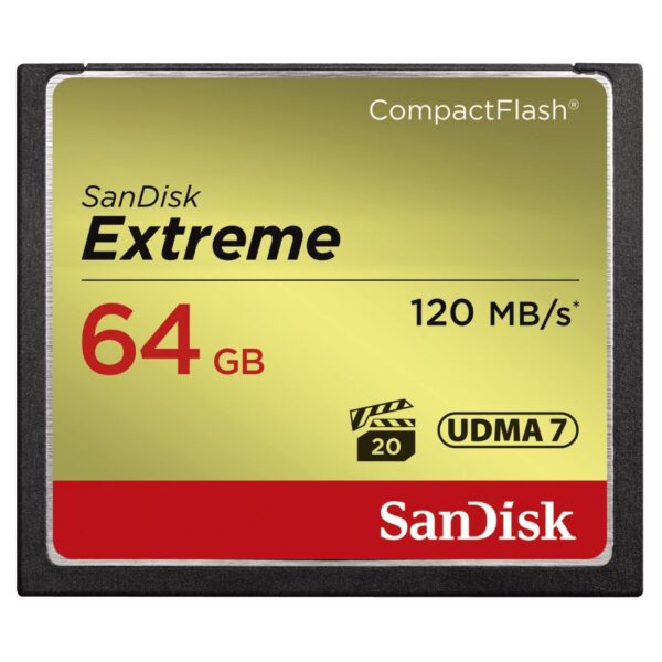 SanDisk Extreme 64GB CompactFlash Memory Card 1