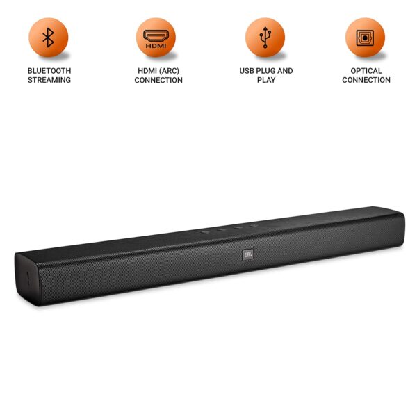 JBL Bar Studio Wireless Soundbar with JBL Surround Sound (Black) 4