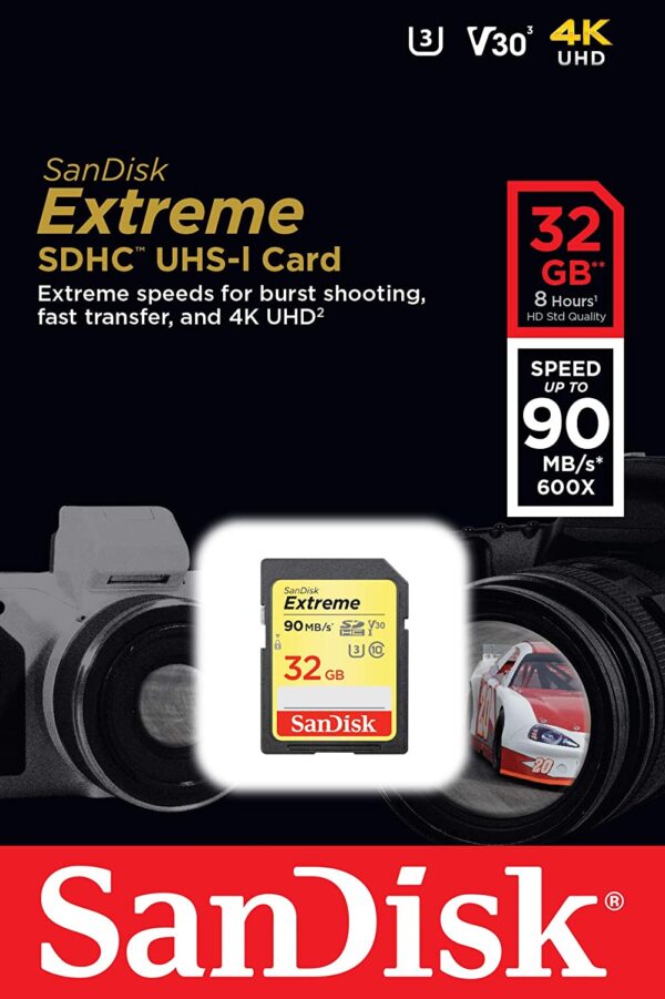 SanDisk 32GB Extreme SDHC 2